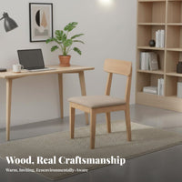 Durable Wood Curved rear Wooden Side Chair Nordic and design Household Furniture Modern Minimalist Indoor Seating Multifunctional for homeowners, Restaurant Owners, Interior Designers, Dining Room, Kitchen, Study, Home Office
