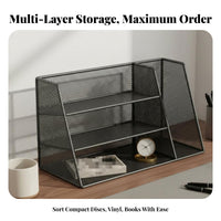 Vinyl Storage Rack Easy Reach Accessible Design CD Storage Shelf