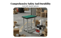 High Load Capacity Anti-Static Workbench Multi-Purpose Heavy-Duty Work Table Stable Structure Heavy Duty Work Table Adjustable Feet for Technicians, Factory Workers, Craftsmen, Warehouse, Garage, Studio, Basement
