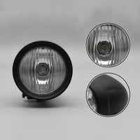 Motorcycle Headlight with Glass Lens H4 Motorcycle Headlight Front Lamp 12V Light Metal for Motorcyclists, Custom Builds