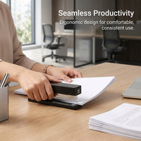 Office Stapler Heavy Duty for Thick Papers, 25 Sheet Capacity Desk Paper Binding Machine for Students, Labor Saving Design