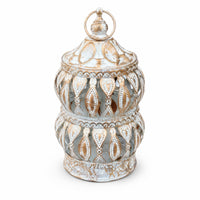 Decorative Iron Lantern Centerpiece Openwork Lantern Timeless Elegance