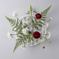 Flexible Silicone Flower Arranging Grid Stretchable Flower Arrangement Holder Long-Lasting Silicone Vase Grid Washable for Table Centerpieces