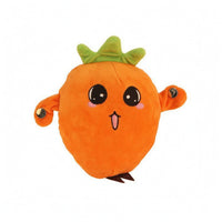 Interactive Fruit Stuffed Toy Fuzzy Music Beat Stuffed Toy Cartoon Face Soft Feel