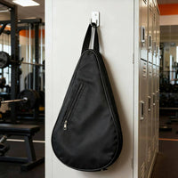Racket Bag with Shoulder Strap Teardrop-Shaped Tennis Racket Bag Sleek for Pickleball Players, Sports Training