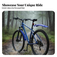 2 Pieces Adjustable Mountain Bike Mudguard Extendable Design Front Rear Bike Fenders Telescopic Cycle Spray Guard Long-Lasting