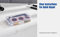Bike Repair Kit, Patch Tool Set, Cold Patch, Portable Glue for Maintenance