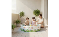 Easy to Store Children's Pool with Drain Hose Portable Foldable Pool Compact Non-Slip for Toddlers, Garden