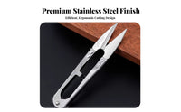 Blade Stainless Steel Yarn Scissors Rust-Proof Pointed Tip Embroidery Scissors Long-Lasting for Sewists, Tailors, Crafting, Knitting, Home