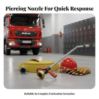 High Pressure Firefighter Piercing Nozzle Wall Penetrating Water Angled Demolition Nozzle for Firefighters, Emergency Responders, Rescue Teams, Structural Fires, Fire Scenes