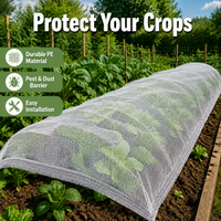 Dark Green Garden Netting, 820cm x 500m Polyethylene Mesh Garden Netting for Garden Protection, Fruit Tree & Vegetable Beds
