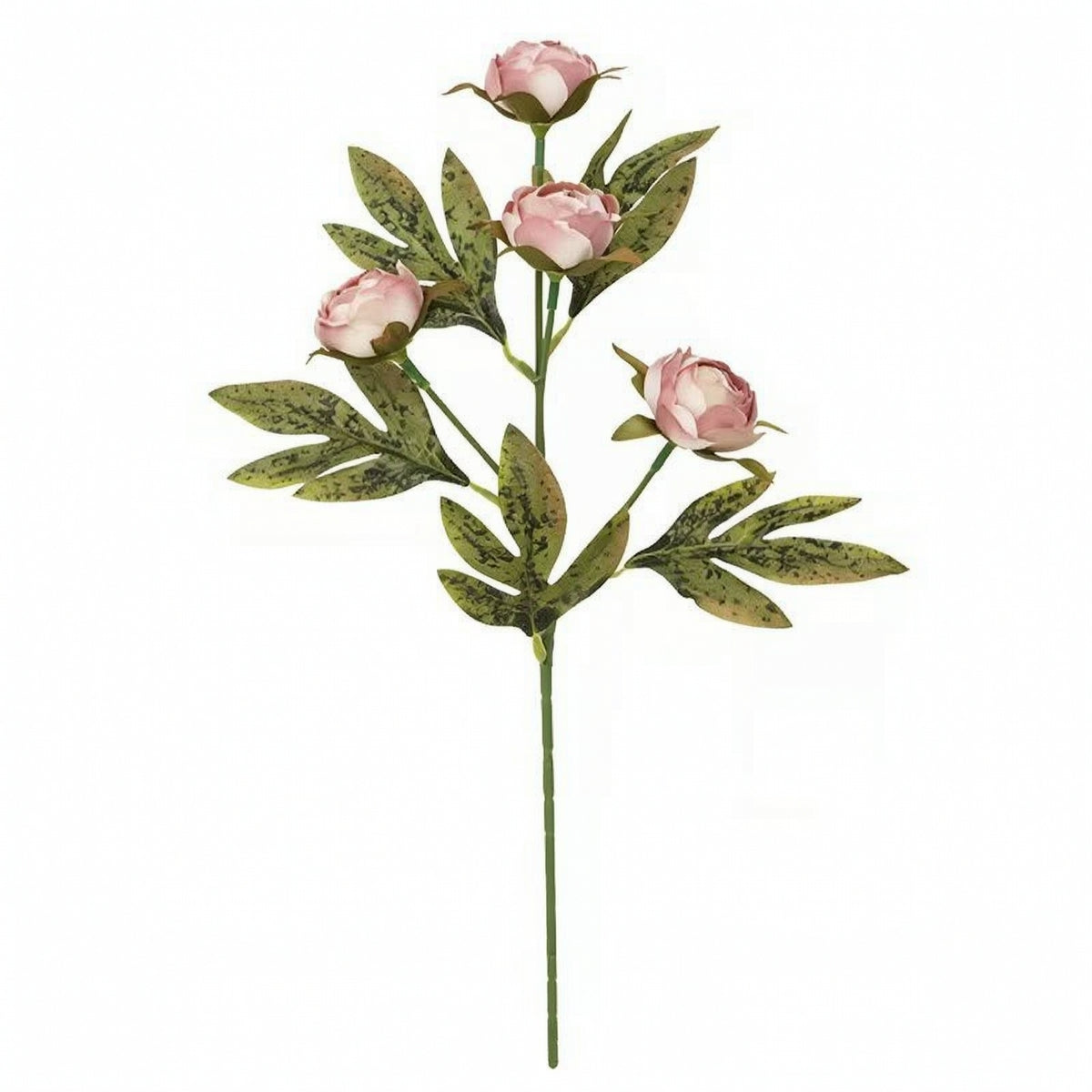 Artificial Vintage Peony Bouquet with Tea Rose