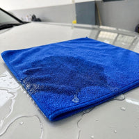 Extremely-Thick Microfibre Cloths for Car Cleaning, Anti-Shed Towel with Bound Edges, High Absorbency 30cm x 70cm Car Drying Towel, Microfiber Towel