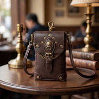 Mini Crossbody Bag Structured Crossbody Bag with Flap Hands Handbag for Cosplay
