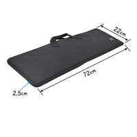 Black Car Repair Tool Bag Padded Automotive Tool Storage Bag Rectangular Portable Handle