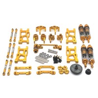 Metal Kit Close-Tolerance RC Car Parts with Shock Absorbers Damping Part for WLtoys 1/14 144001 144002 144010