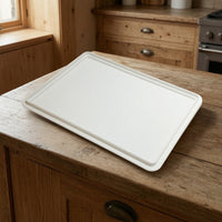 Food-Grade Batter Box Lid Rigid Pizza Batter Box Lid Wipe-Clean Tray Slim-Profile for Pizzaiolos, Bakers, Home Baking
