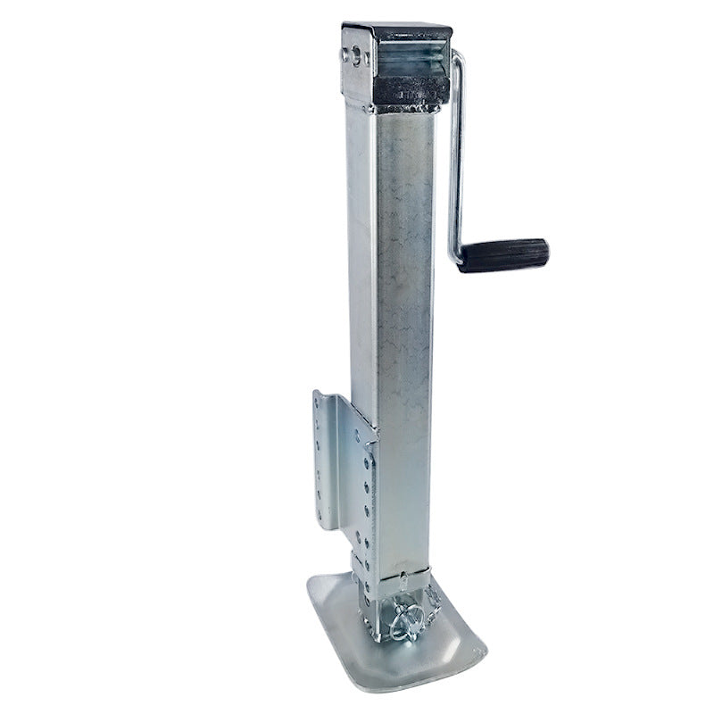 8000 lb Side Wind Square Tube Trailer Jack Three-Stage Adjustable Heavy-Duty Landing Gear