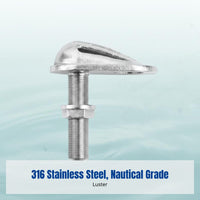 316 Stainless Steel Yacht Seacock, Nautical Drain Strainer, Floor Drain, Water Inlet Hardware
