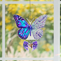 Butterfly Acrylic Suncatcher Colorful Sun Reflector Gift Imaginative Colors Window Ornament