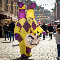 Clown Inflatable Costume Lightweight Inflatable Costume Roomy Clown Bodysuit for Adults, Entertainers, Carnival