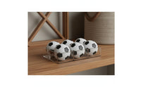 6 Pieces Standard Size 28 Mm Foosball Ball Long-Lasting Material Black and White Table Soccer Ball Colorfast Table Soccer Balls Fade Resistant