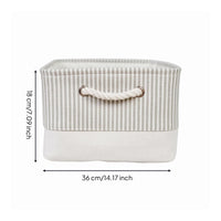 Textile Storage Bin Lightweight Clothes Hamper Easy to Clean