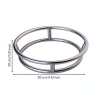 Heat Resistant Stainless Steel Pot Stand Anti Scald Double Layer Trivet Stable Support