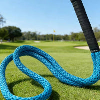 Polyester Golf Swing Training Rope Black Grip Golf Tempo Rope Blue Swing Training Aid Looped
