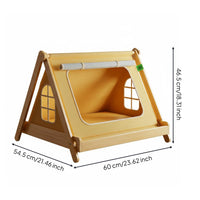 Dog Tent Bed Elevated Raised Pet Tent Indoor Outdoor for Young Dogs