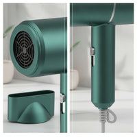 Foldable Hair Dryer Compact Hair Dryer with Holder Appliance Travel-Friendly Lightweight for Travelers, Dorm Room, Home