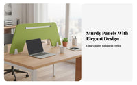 Multiple Installation Options Sound-Absorbing Tabletop Partition Wear-Resistant Acoustic Desk Divider Rounded Corners Privacy Panel Simple Design for Telecommuting Workers, Call Center Agents, Students, Coworking Space, Study Room