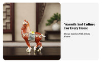 Horse Jewelry Box Enameled Horse Trinket Box Hinged Design