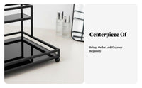 2-Tier Cosmetic Stand Multitier Design 2-Tier Makeup Stand Space Saving