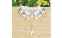 Shoulder Cape Traditional Faux Collar Colorful for Costume Parties