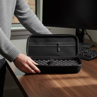 Sturdy Graphics Card Case with Foam Zippered Graphics Card Case Pressure-Resistant Storage Box Lightweight for Gamers, PC Builders