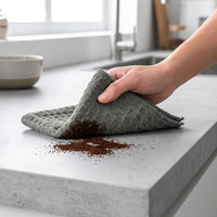 380 GSM Microfibre Cloth Tea Towels, Weave Cleaning Cloths for Kitchen and Bar, No Lint Cleaning Cloth for Glass and Countertops, 30x30cm