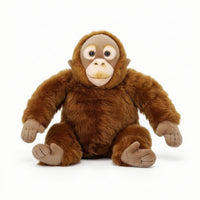 Stuffed Primate Cuddly Stuffed Monkey Huggable for Playroom, Nursery, Kids