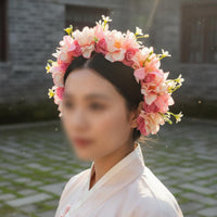 Artificial Flower Zanhua Design Hairpin Photogenic Traditional Chinese Attire Hair Ornament Elegant Design for Women, Photo Shoots