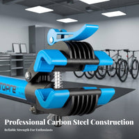 Foldable Bike Repair Stand Adjustable Height with Tool Tray for Garage
