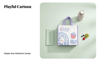Insulated Bento Tote Waterproof Insulated Meal Pouch Reusable for Office Workers