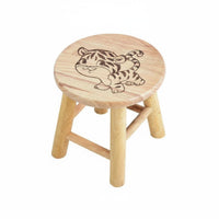 childappealing Cartoon creature Face Stool Cute Design children's Furniture polished Rounded Edges Low Seat Sturdy Construction for young children, Preschoolers, Parents, Kindergarten, Playroom, Living Room, Entryway