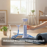 Dumbbell-Shaped Mouth exerciser Adjustable tension Breathing Exerciser for Home