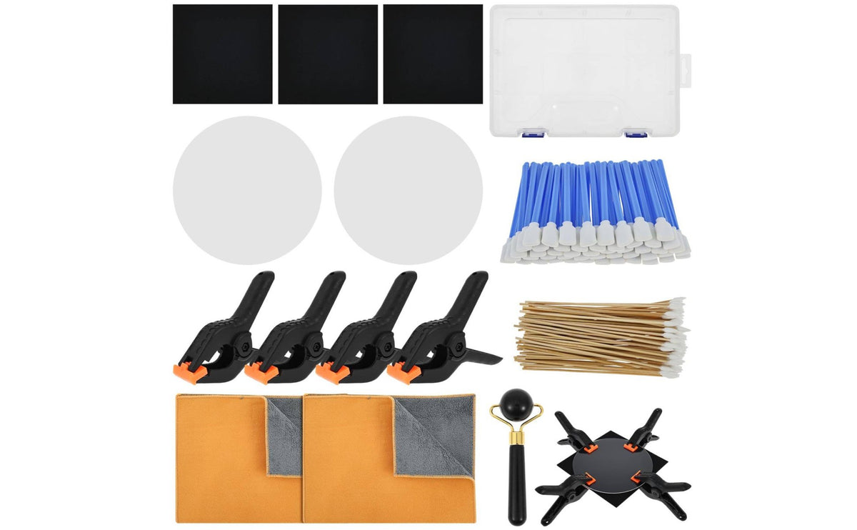 163 Pieces Restore Gloss Collector Card Maintenance Set Reusable Hobby Supplies