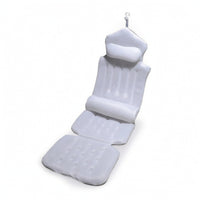 Padded Bathtub Bath Cushion with Hanging Loop Soft Full Body Bath Pillow Non-Slip Skin-Friendly for Home Bathroom