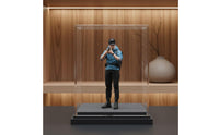 Hand-Painted Photographer Figure Scale Photographer Figurine Highly Detailed Figurine with Camera for Collectors, Hobbyists, Dioramas