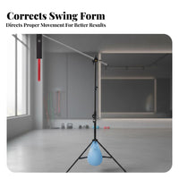 Badminton Smash Builds Muscle Memory Badminton Swing Easy to Assemble Tennis Swing Practice Aid for Beginners, Athletes, Home, Indoor