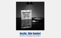 Crystal Torso Chest Stickers, Acrylic Skin Decals, Party Face & Torso Jewels, Handmade, Assorted Designs