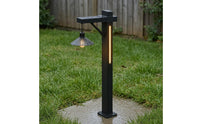 Rechargeable Solar Lawn Light Stainless Steel Hanging Umbrella Lamp ABS Plastic Outdoor Post Light Cordless for Garden, Courtyard