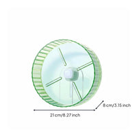 Bird Running Wheel Smooth Rotation Parrot Exercise Wheel Non-Slip Surface Silent Bird Rotator